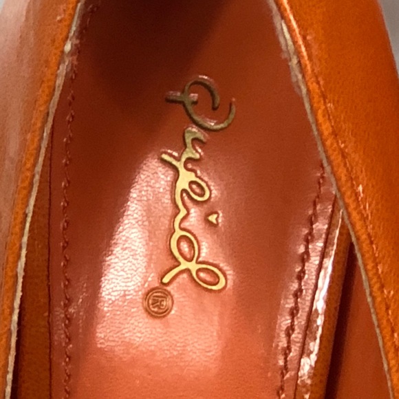 Qupid Orange 4.5 inch heel A017 - Picture 3 of 6